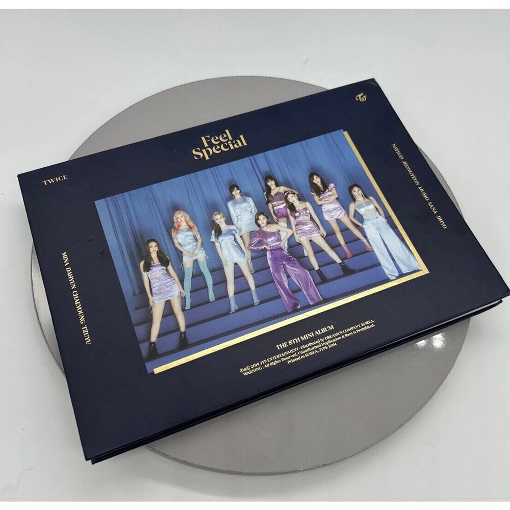Twice Feel Special 8th Mini Album Blue Photo Cover Book Only No CD